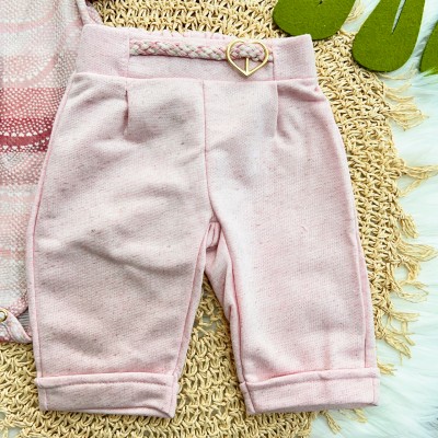 Conj. Body Degradê e Calça em Linho - Rose Conj. Body Degradê e Calça em Linho - Rose